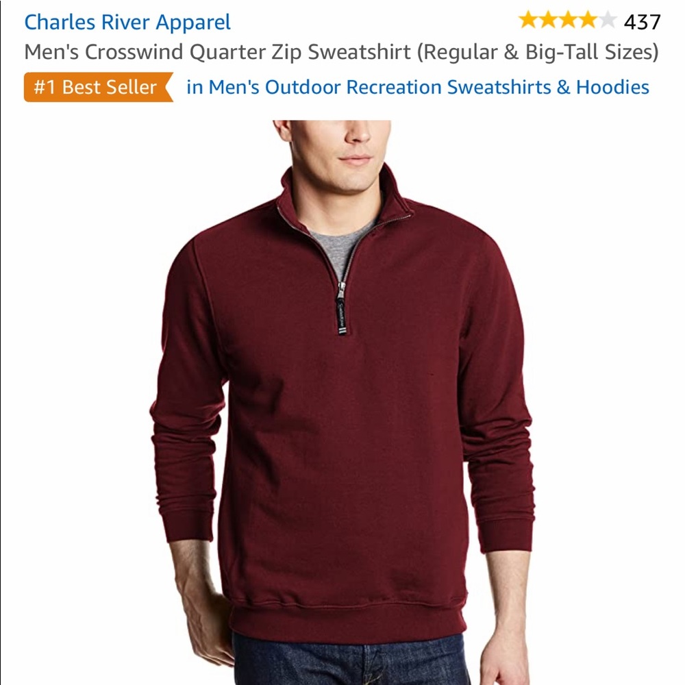 Men’s zip sweatshirt